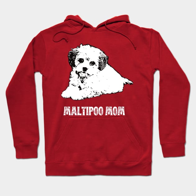 Maltipoo Mom Maltipoo Design Hoodie by DoggyStyles